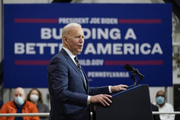 Joe Biden in visita all'Università Carnegie Mellon di Pittsburgh