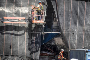 Impalcatura crolla a Houston
