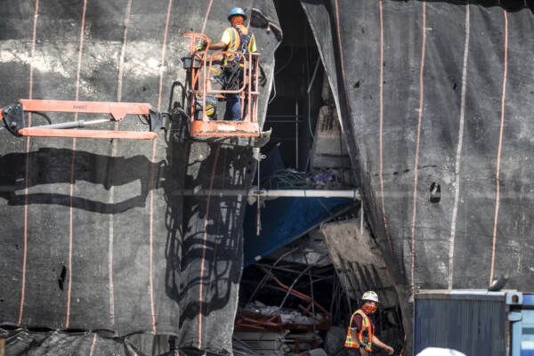 Impalcatura crolla a Houston