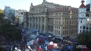 Buenos Aires, protesta alla Corte Suprema dei sostenitori di Cristina Fernández Kirchner