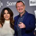Festival di Sanremo 2022, photocall Amadeus e Sabrina Ferilli