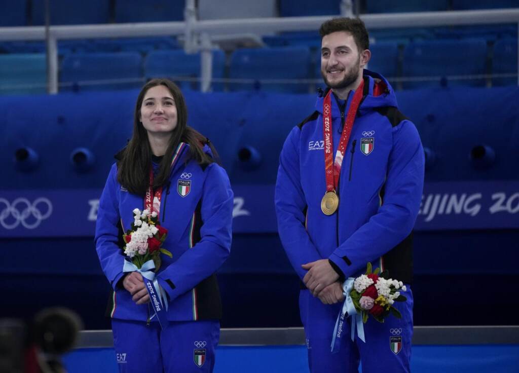 Galleria foto 'Pechino 2022, le immagini dell’oro nel curling di Constantini e Mosaner | GALLERY' - foto 2