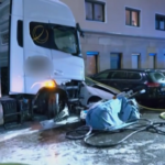 Germania: camionista ubriaco investe diverse auto e fa scoppiare incendio