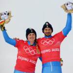 Pechino 2022: snowboardcross, Visintin-Moioli argento nel mixed team