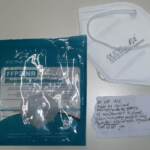 Covid, biglietto shock in pacco sigillato Ffp2: non usarla è fatta da schiavi in Cina