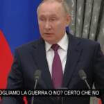 Ucraina, Putin: “La Russia non vuole una guerra”