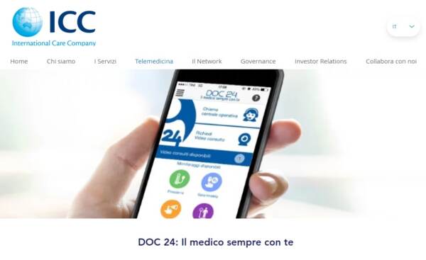 Salute: International Care Company lancia il portale DOC24