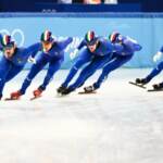 Pechino 2022, short track: bronzo per l’Italia nella staffetta maschile