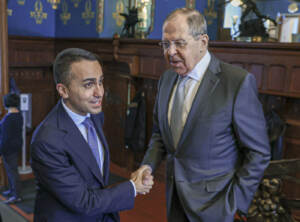 Mosca, il ministro degli esteri Sergey Lavrov riceve Luigi Di Maio