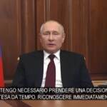 Putin riconosce le repubbliche separatiste del Donbass