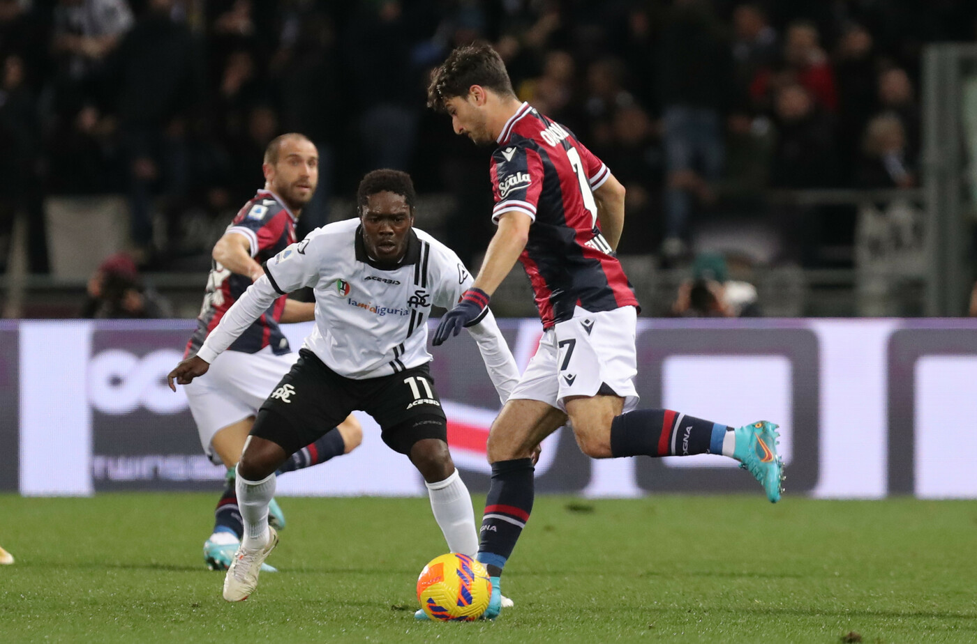 Finisce 2-1 Bologna-Spezia