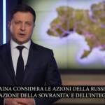Crisi Ucraina, Zelensky: “Non abbiamo paura, non dobbiamo niente a nessuno”