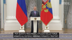 Ucraina, Putin: “Assistenza militari ai separatisti, se necessario”