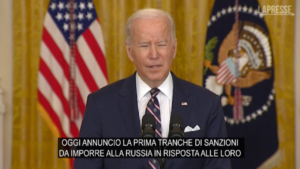 Ucraina, Biden: “Sanzioni contro banche e debito sovrano”
