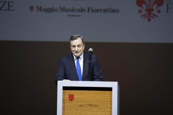 Il Presidente Draghi al Teatro del Maggio a Firenze