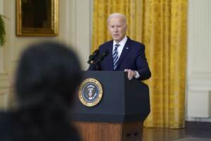 Ucraina-Russia: dichiarazioni del Presidente Usa Joe Biden dichiarazioni