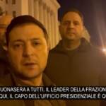 Ucraina, Zelensky pubblica un video coi suoi ministri: “Siamo a Kiev”
