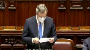Ucraina, Draghi alla Camera: “Per dare risposte a incertezze cittadini serve vostro appoggio”