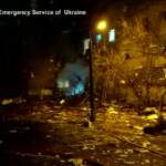 Kiev, colpito un edificio residenziale da drone abbattuto