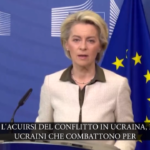 Von der Leyen: “Ue per la prima volta finanzia armi per Paese attaccato. Banditi media di Stato russi”