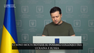 Ucraina, Zelensky: “Pronti a colloqui, ma non in Bielorussia”