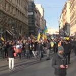 Roma, l’inno dell’Ucraina risuona nelle vie della capitale