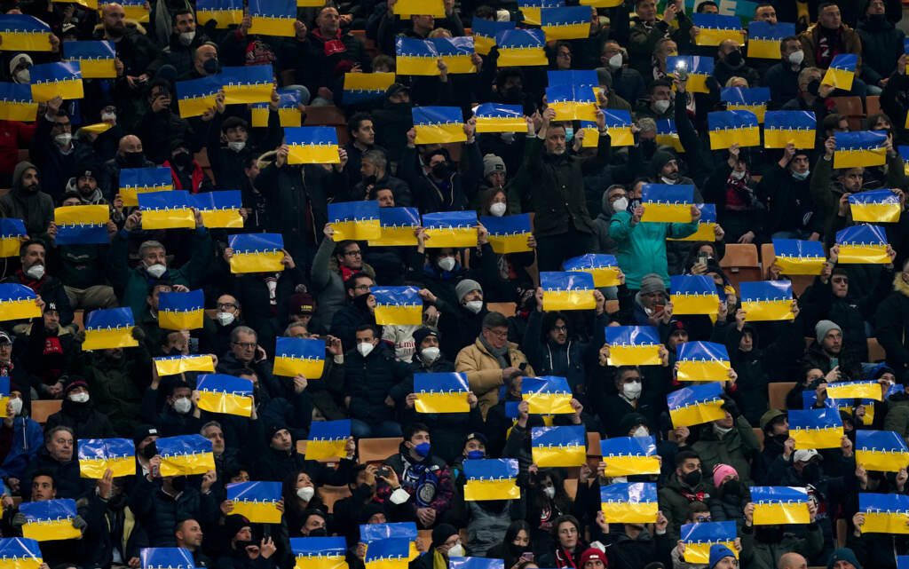 Galleria foto 'Ucraina, lo sport mondiale si tinge di giallo-azzurro – LE IMMAGINI' - foto 14