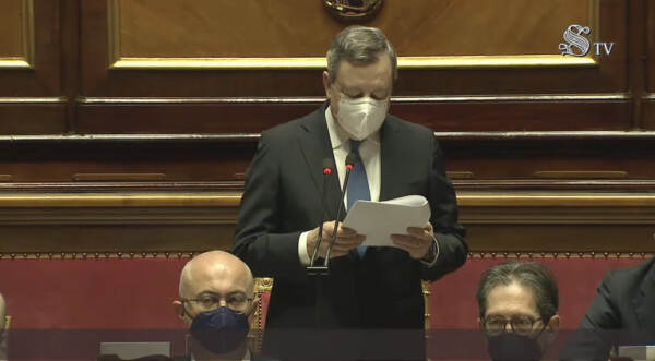 Il discorso integrale del Presidente del Consiglio Draghi in Parlamento sui Decreti Ucraina