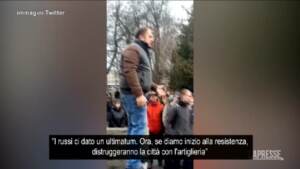 Ucraina, il sindaco di Konotop: “Se non ci arrendiamo ci radono al suolo”