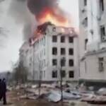 Ucraina, bombardata sede della Polizia a Kharkiv