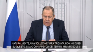 Ucraina, Lavrov: “Fiducioso, una soluzione sarà trovata”