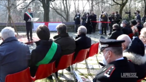 Milano, cerimonia al Giardino dei Giusti