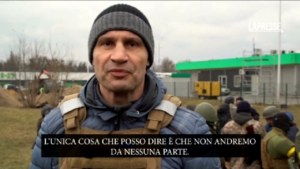 Ucraina, il sindaco di Kiev Klitschko: “Se necessario, combatteremo fino alla morte”