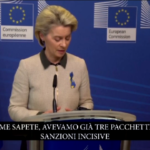 Ucraina, von der Leyen: “Lavoriamo a nuove sanzioni”