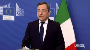Ucraina, Draghi: “Ridurre in tempi rapidi la dipendenza dal gas russo”