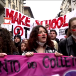 8 Marzo, studentesse in piazza a Milano: “Contro guerre e patriarcato”