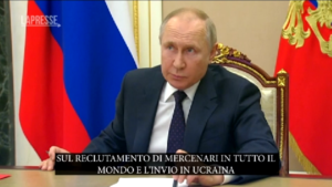 Ucraina, Putin: “Favorevole ad arruolare volontari per il conflitto”