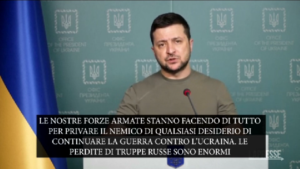 Ucraina, Zelensky: “Russi stanno subendo perdite enormi, le più grandi da decenni”