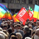 Firenze, migliaia in piazza contro la guerra: “Dobbiamo trovare la via della pace”