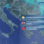Meteo: clima mite nella prima parte della settimana