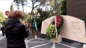 Aldo Moro: corone di fiori in via Fani nel 44° anniversario dell’eccidio