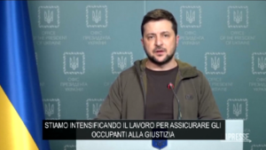 Ucraina, Zelensky: “Tribunale internazionale contro la Russia”