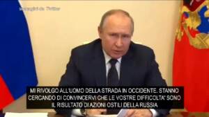 Putin ai cittadini occidentali: “I vostri problemi non sono causati dalla Russia ma dalla vostre elite”