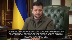 Ucraina, Zelensky ringrazia gli Usa per gli aiuti