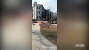 Mariupol: le immagini del teatro dopo i bombardamenti