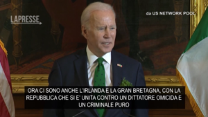 Ucraina, Biden: “Putin è un dittatore omicida e un puro criminale”