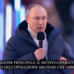 Putin nel discorso allo stadio di Mosca: “Operazione militare per evitare genocidio dei russi”