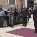 Roma, Draghi accoglie Sanchez e Costa a Villa Madama