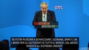 Ucraina, Johnson: “È momento di scegliere tra libertà e oppressione”