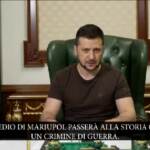 Ucraina, Zelensky: “Assedio di Mariupol è un crimine di guerra dei russi”